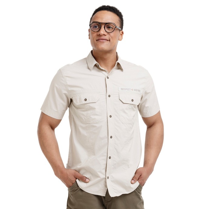 Bushman Hemd Monze beige L.