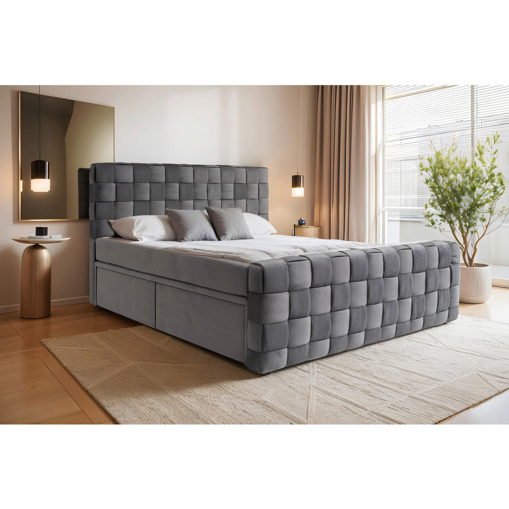 Livetastic AMERICKÁ POSTEĽ, 160/200 cm, grafitová.