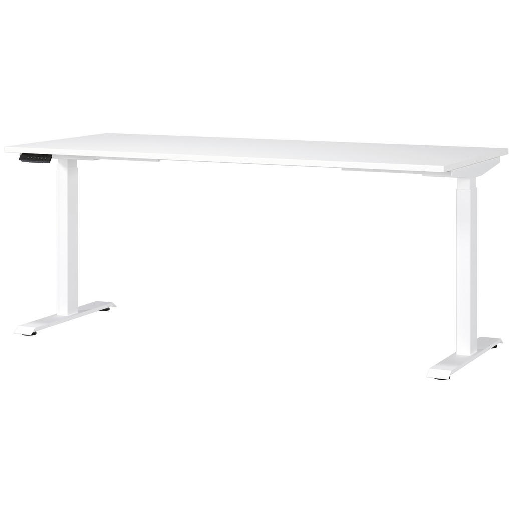 Novel PÍSACÍ STÔL, biela, 180/80/72-118 cm.
