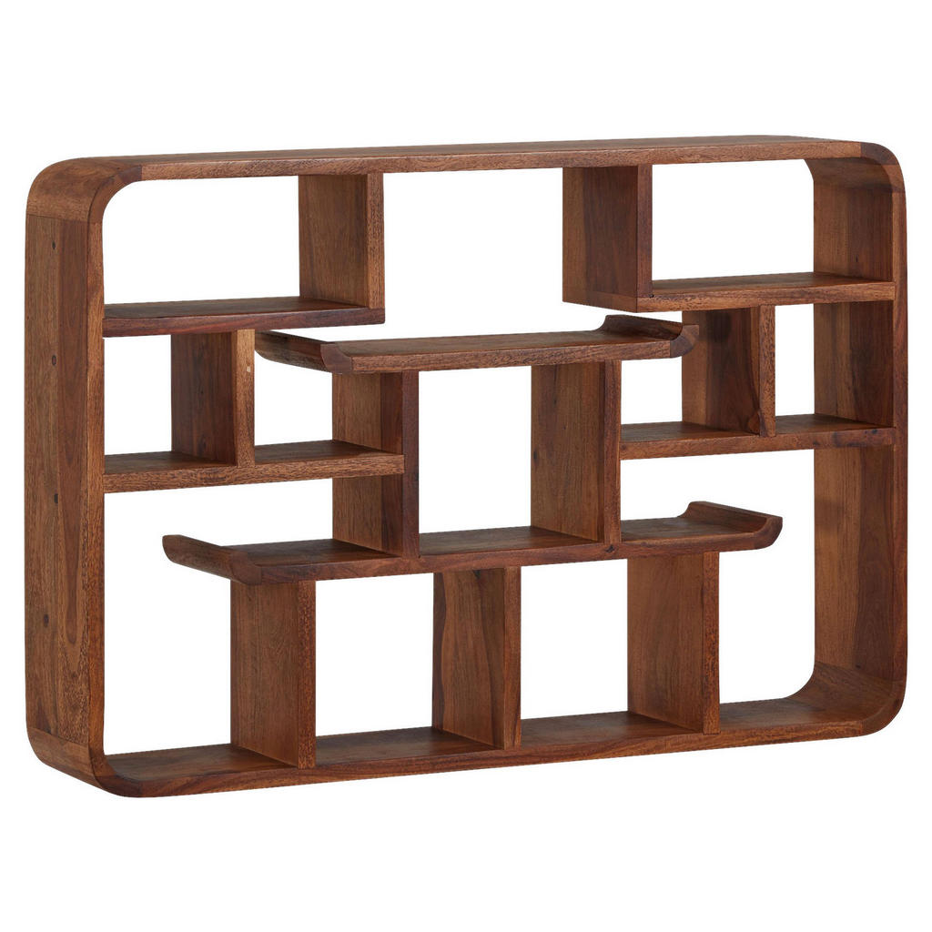 MID.YOU NÁSTENNÝ REGÁL, farba indického palisandra.