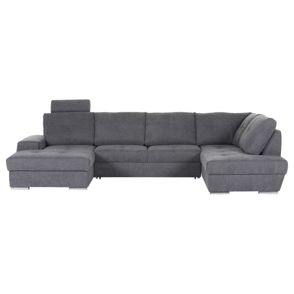 Hom`in SEDACIA SÚPRAVA, textil, tmavosivá.