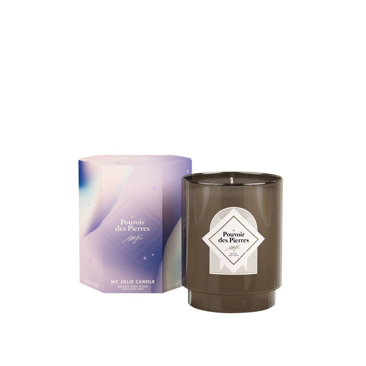 My Jolie Candle Vonná sviečka 50h náramok s ametystom Le Pouvoir De Pierress Modrý Kvet 323922.