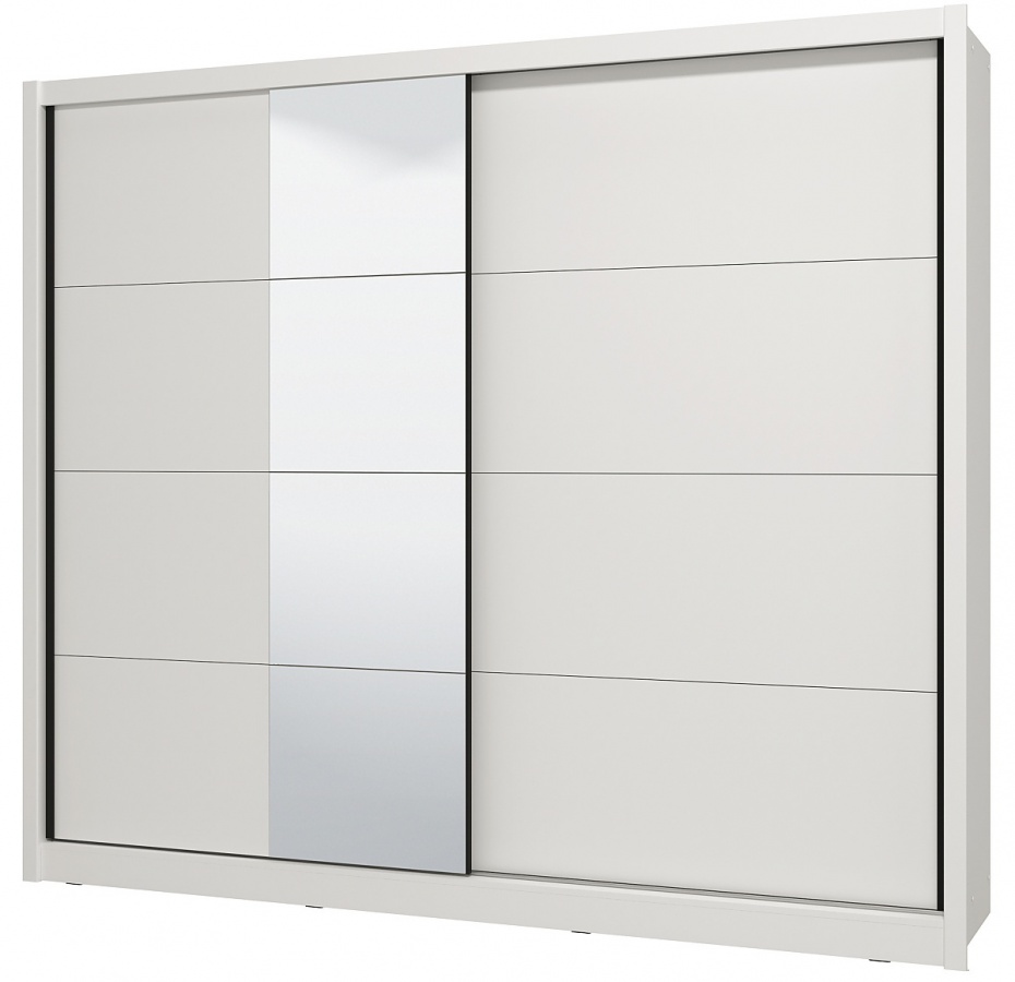 Posuvná šatníková skriňa so zrkadlom 245 gally - biela.

 

Rozmery posuvnej šatníkovej skrine so zrkadlom 245 Gally sú 245x215,5x58cm (š, v, h).

 

Všetky produkty z kolekcie Gally nájdete nižšie v súvisiacich produktoch.