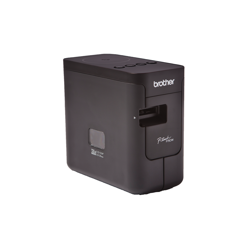 Brother PT-P750W PTP750WYJ1 tlačiareň štítkov.

Farebné prevedenie: Prevažne biela s čiernou.
Typy pások: TZe pásky šírky od 3,5 do 24 mm

Dodávané s prístrojom:
* 1x TZe páska šírky 24mm (dĺžky 4 metre)
* Stručný návod na obsluhu
* Inštalačné CD

Kľúčové vlastnosti:
* tlač na TZe pásky šírok 3.5, 6, 9, 12, 18, 24 mm
* Všetky nainštalované true type fonty
* Tlač až do 30mm/sec
* Jednoduché pripojenie (Bez inštalácie sw a tlačového ovládača)
* Kompaktné prevedenie ušetrí miesto na vašom stole
* funkcia snímania obrazovky
* automatický plný odstrihPre detailnejšie informácie o práci so štítkami Brother využite náš odborný článok venovaný P-Touch Editoru.Technické špecifikácie

NAPÁJANIE
* Napájací adaptér
* AA alkalické batérie
* NiMH dobíjacie akumulátory 
* Li-ion dobíjacie akumulátory 

SPOTREBNÝ MATERIÁL
Typy pások: TZe pásky
Šírka pások: 3.5, 6, 9, 12, 18, 24 mm

Chcete ZDARMA predĺžiť záruku na 3 roky?
 