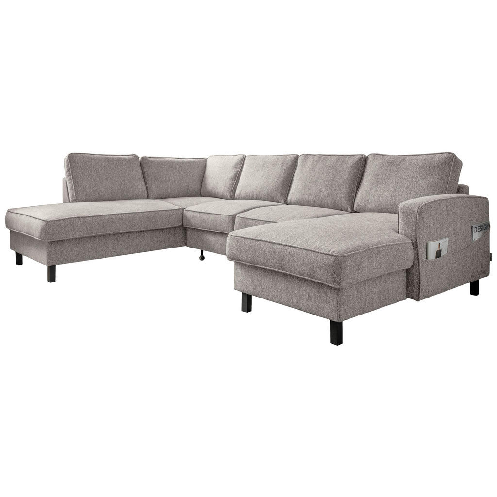 MID.YOU SEDACIA SÚPRAVA, textil, sivobiela.