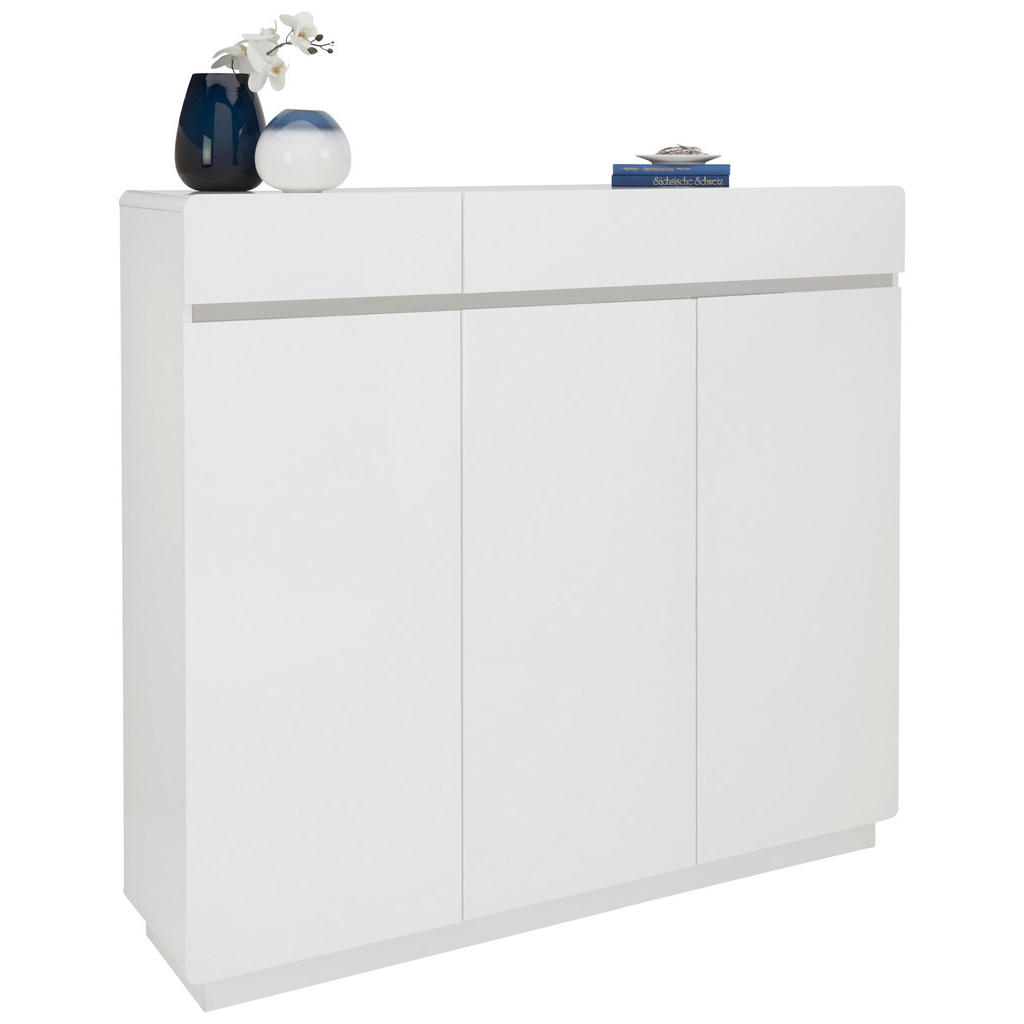 Xora SKRINKA NA TOPÁNKY, biela, 135/123/35 cm.