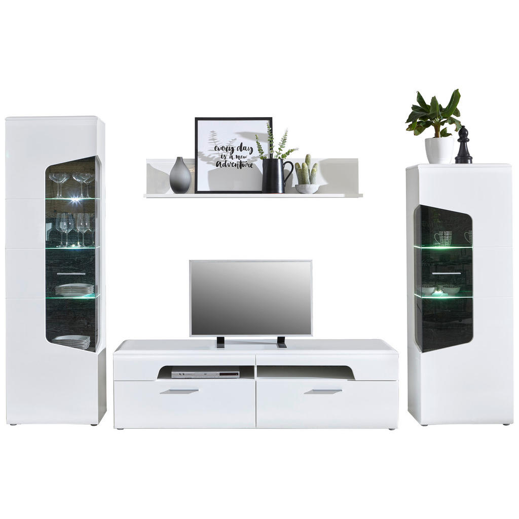 Hom`in OBÝVACIA STENA, biela, farba duba, biela s vysokým leskom.