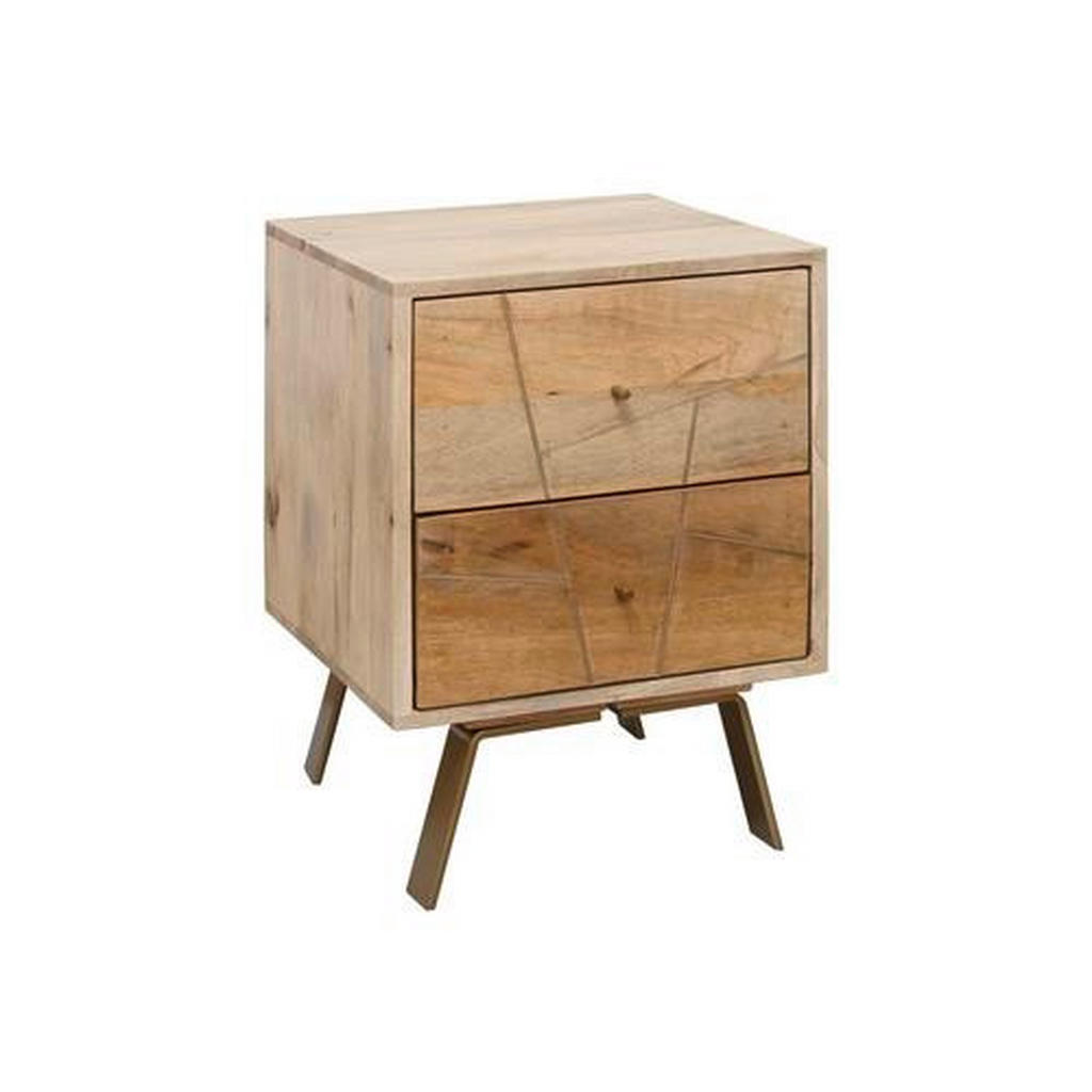 MID.YOU NOČNÝ STOLÍK, mangové drevo, hnedá, 40/56/40 cm.