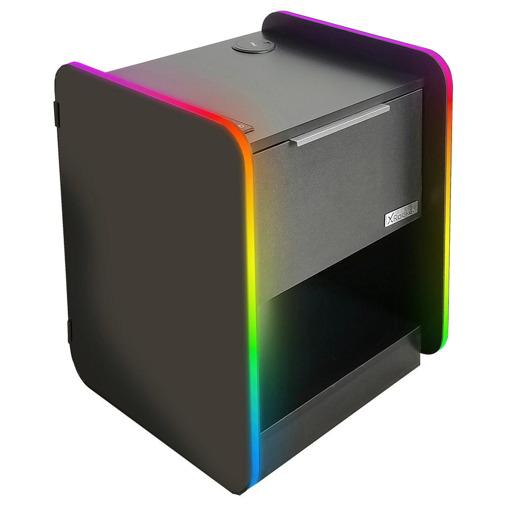 X Rocker NOČNÝ STOLÍK čierna.