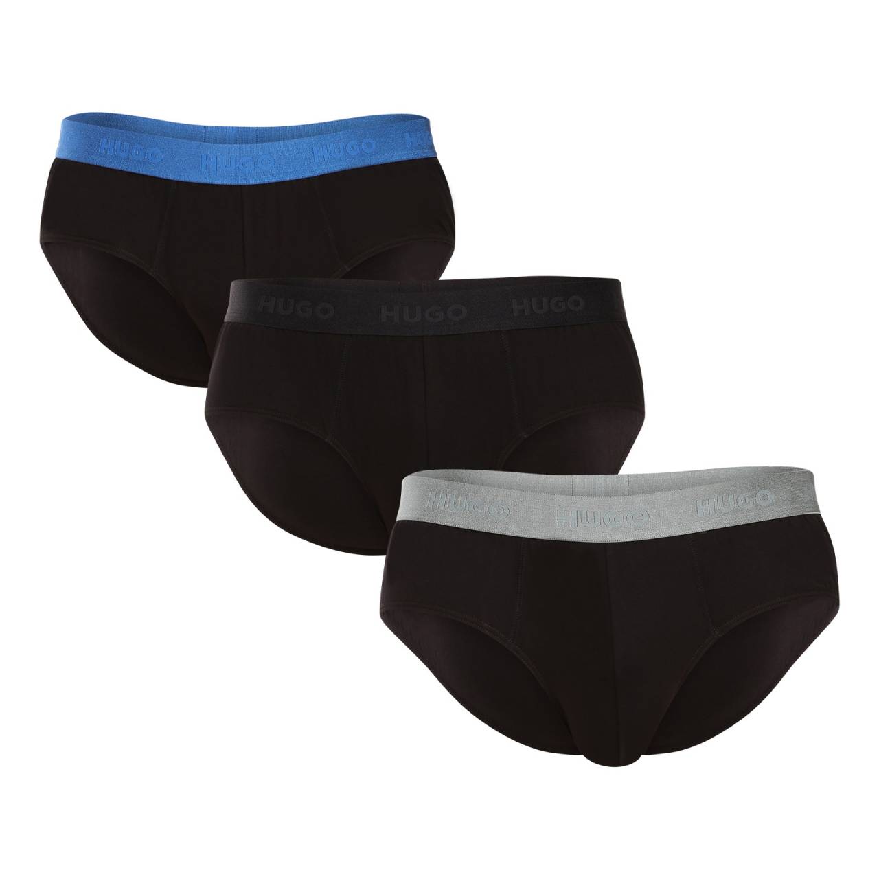 3PACK pánske slipy HUGO čierné (50532570 008) M.
Zvoľte osvedčenú klasiku s moderným nádychom vďaka pánskym slipom HUGO.
Kvalitný materiál pre celodenné nosenie
Slipy sú vyrobené z kombinácie bavlny a elastanu.
Dizajn a štýl pre každodenné pohodlie
Jednoduchý dizajn doplnený tkanou gumou s logom HUGO vytvára moderný a sebavedomý vzhľad.
Prečo by slipy HUGO nemali chýbať vo vašom šatníku

Vysoko kvalitný bavlnený materiál: Priedušný, mäkký a šetrný k pokožke.
Dômyslený strih na každodenné nosenie: Slipy skvele sedia a držia tvar aj po viacerých praniach.
Elegantný tkaný guma: Decentný, ale štýlový dizajn, ktorý sa hodí ku každému outfitu.

Spodná bielizeň Hugo pre milovníkov pohodlia a luxusu
Značka spodnej bielizne Hugo patrí do rodiny oblečenia Hugo Boss a vyniká rovnako kvalitnými materiálmi a precíznou spracovanosťou.
Ako sa starať o slipy HUGO
Aby ti tvoje obľúbené spodné prádlo vydržalo dlho v skvelom stave, odporúčame dodržiavať nasledujúce pokyny.

Pranie: Per slipy na 40 ° C s jemnými pracími prostriedkami.
Sušenie: Výrobca povoľuje sušenie v sušičke – používaj ale nízku teplotu a šetrný program.
Žehlenie: Slipy môžeš žehliť na nízku teplotu vhodnú pre bavlnu.

Tip: Tvoje obľúbené spodné prádlo si zaslúži jemné zaobchádzanie.