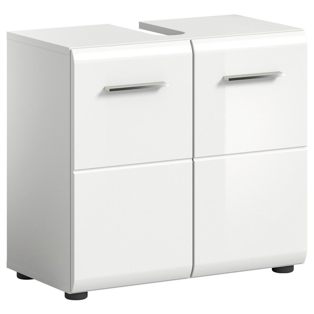 MID.YOU SKRINKA POD UMÝVADLO, biela s vysokým leskom, biela s vysokým leskom, 60/54/32 cm.