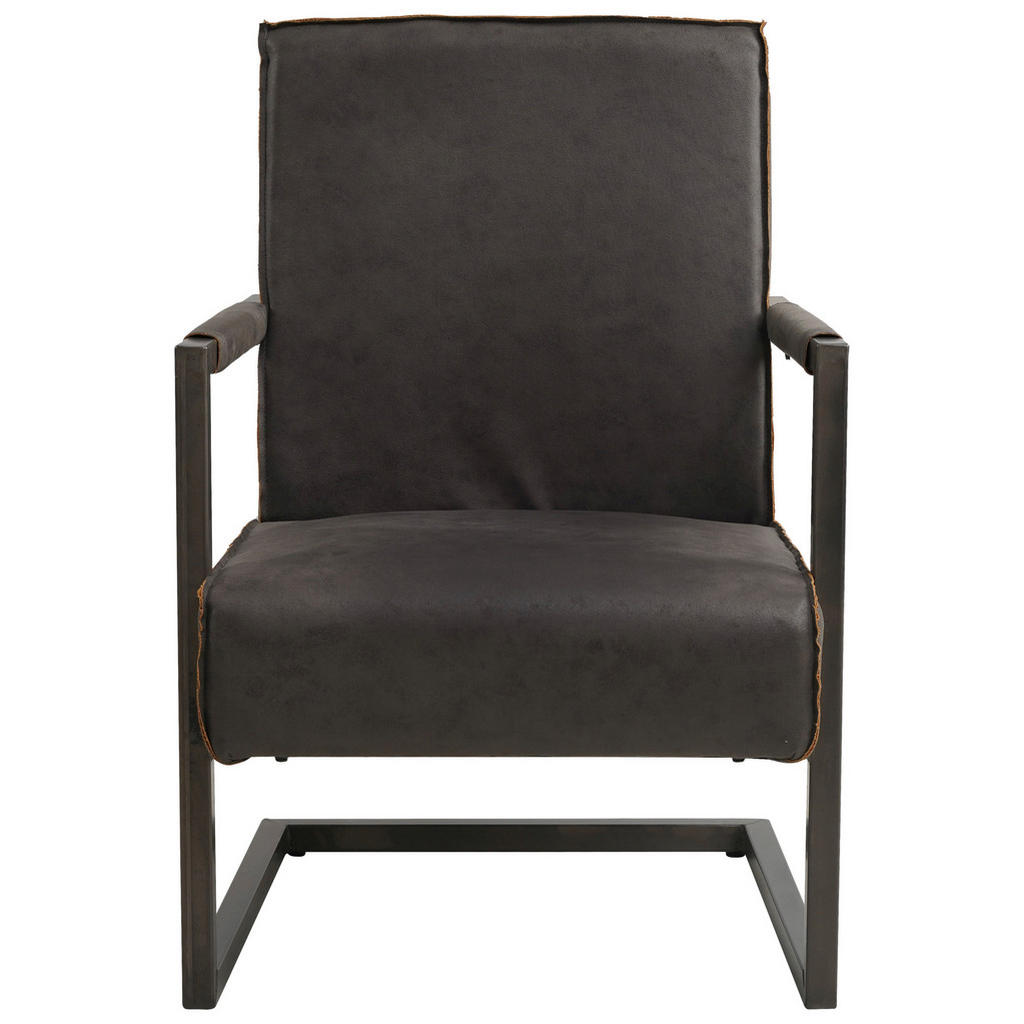 MID.YOU KRESLO, kov, textil, antracitová.