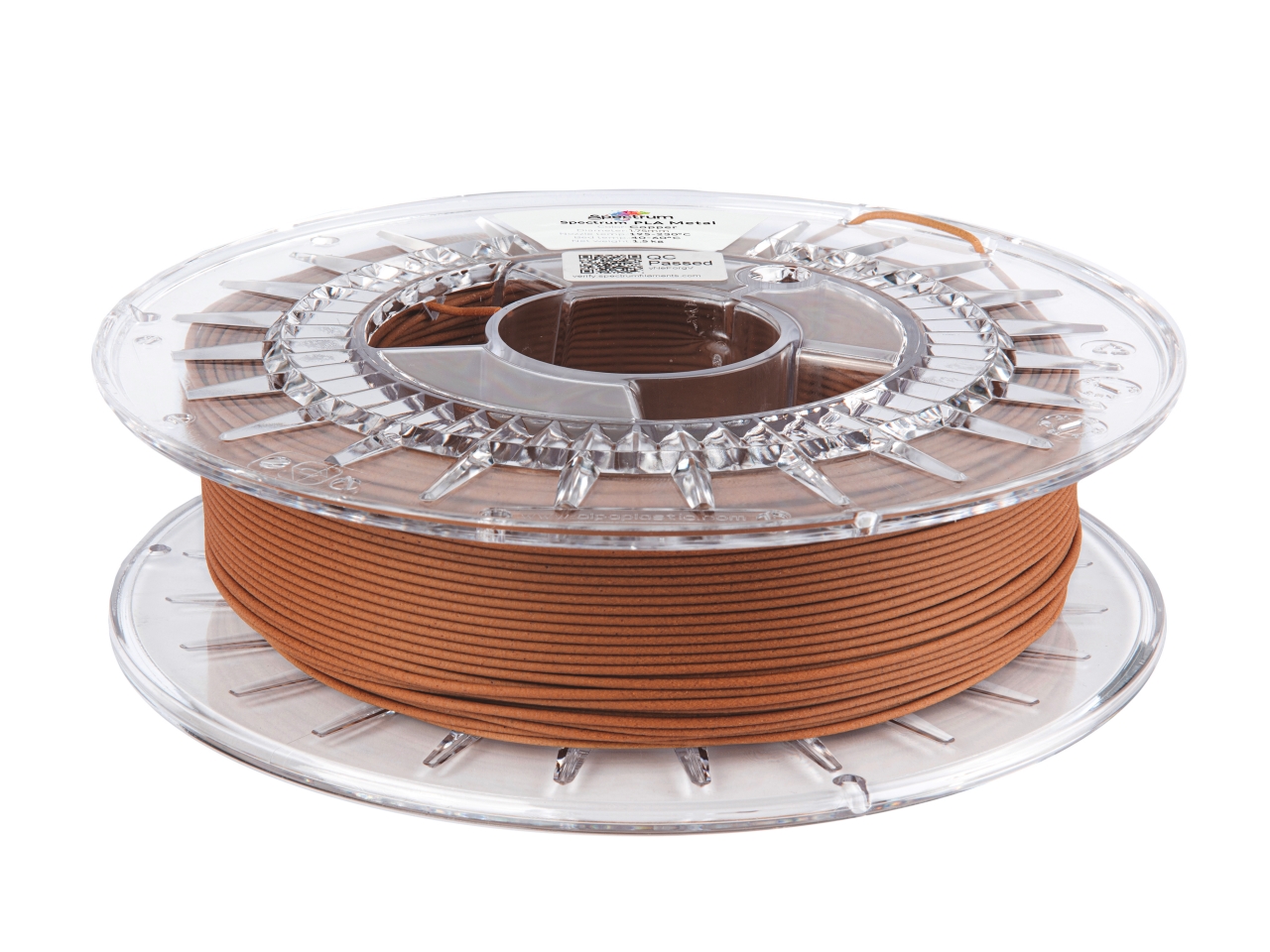 Spectrum 81438 filament, PLA Metal, 1.5kg, 1.75mm, COPPER.