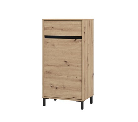 Predsieňová komoda april - dub, čierna.

Komoda je navrhnutá s dôrazom na funkčnosť a design.

Materiálové zloženie komody zahŕňa drevotriesku s hrúbkou 16 mm a HDF dosky s hrúbkou 3 mm, čo zaisťuje jej pevnosť a stabilitu.

Kombinácia dubového dekoru a čiernych matných detailov prináša nadčasový štýl, ktorý sa hodí do rôznych typov interiérov, od moderných po klasické.

Okrem estetických a praktických výhod je komoda tiež jednoduchá na montáž a údržbu.

 

Rozmery Predsieňové komody April sú 54,5 x109,5x40cm (š, v, h).

 

 

Všetky produkty z kolekcie April nájdete nižšie v súvisiacom tovare.