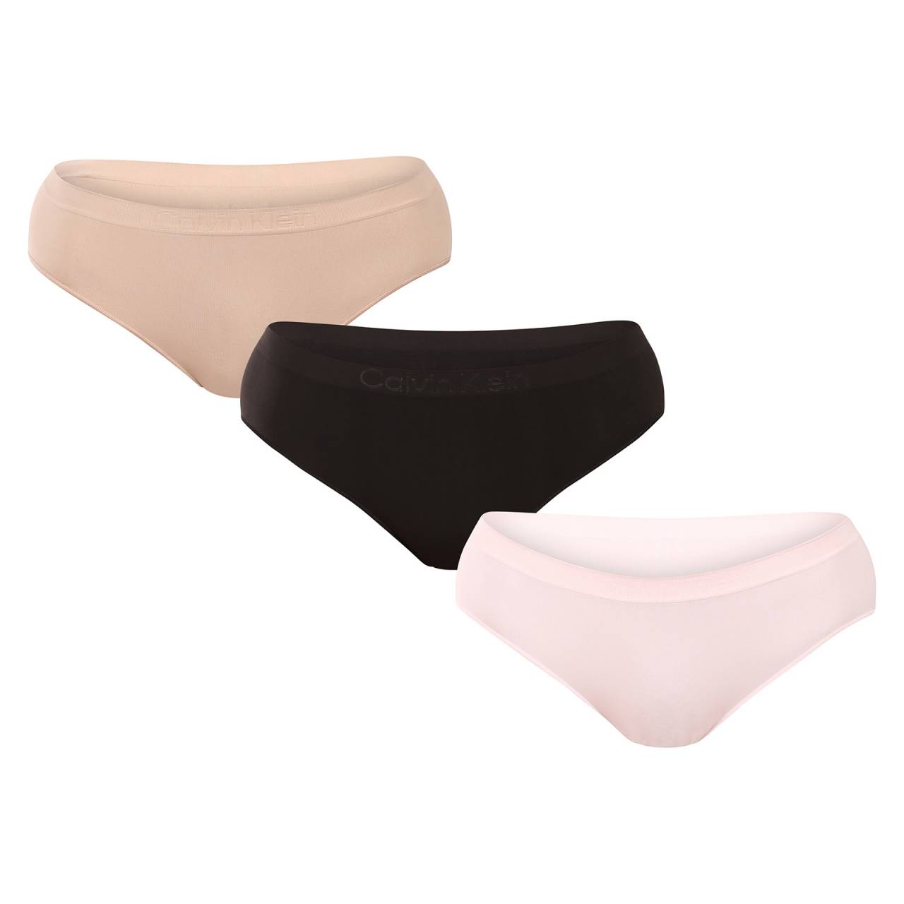 3PACK dámske nohavičky Calvin Klein bezšvové viacfarebné (QD5212-31S) XL.
Objavte kúzlo neviditeľného pohodlia s bezšvovými dámskymi nohavičkami Calvin Klein.
Inovatívny materiál pre každodenný komfort
Bezšvové nohavičky Calvin Klein sú vyrobené z vysoko kvalitného syntetického vlákna, ktoré kombinuje polyamid a elastan.
Dizajn s ikonickým logom Calvin Klein
Bezšvová konštrukcia dodáva nohavičkám dokonale hladký vzhľad, ktorý nie je viditeľný ani pod najpriliehavejším oblečením.
Výhody, ktoré si zamilujete

Bezšvový strih: Neviditeľné pod oblečením a dokonale pohodlné.
Ultrajemný materiál: Mäkký na dotyk, elastický a priedušný.
Nadčasový štýl Calvin Klein: Kombinácia elegancie a funkčnosti.

Spodná bielizeň Calvin Klein je obľúbená u ľudí po celom svete
Výnimočná spodná bielizeň Calvin Klein je základom módneho priemyslu.
Ako sa starať o bezšvové nohavičky Calvin Klein
Aby vaše obľúbené spodné prádlo zostalo dlho v perfektnom stave, odporúčame dodržiavať tieto pokyny na údržbu.

Pranie: Práť na jemný cyklus pri maximálnej teplote 30 °C.
Sušenie: Sušenie v sušičke sa neodporúča.
Žehlenie: Nohavičky nie je potrebné žehliť.

Tip: Vaše obľúbené spodné prádlo si zaslúži šetrné zaobchádzanie.