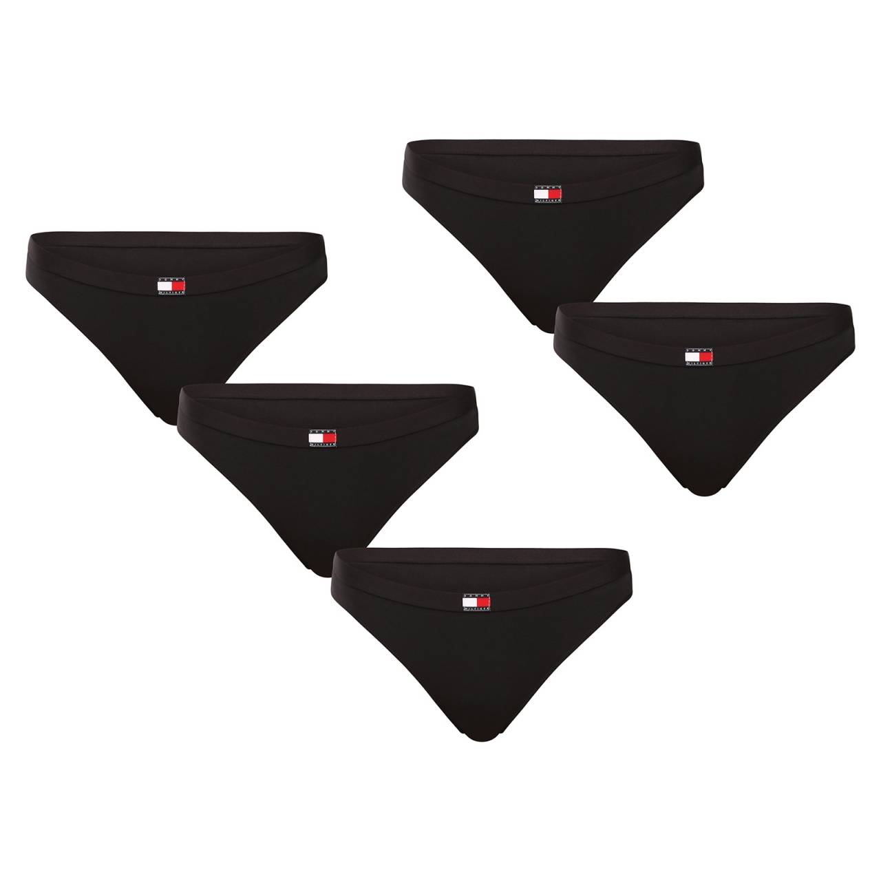 5PACK dámske tangá Tommy Hilfiger čierne (UW0UW05642 0W3) XS.
Hľadáte tangá, ktoré dokonale padnú väčším veľkostiam a ponúkajú štýl aj pohodlie?
Mäkká bavlna, ktorá sa prispôsobí vašim potrebám
Tanga sú vyrobené z kvalitnej bavlny s prímesou elastanu.
Nadčasový štýl, ktorý si zamilujete
Klasické farby v kombinácii s jemnou tkanou gumou, na ktorej je logo Tommy Hilfiger, dodávajú tangám športový nádych a zároveň pôsobia elegantne a žensky.
Prečo si zamilujete tangá Tommy Hilfiger

Pohodlný strih, ktorý sa prispôsobí väčším veľkostiam.
Kvalitný a priedušný bavlnený materiál.
Štýlový a zároveň praktický dizajn s elastickou gumou s ikonickým logom.

Tommy Hilfiger je značka pre všetky moderné ženy
Spodná bielizeň Tommy Hilfiger predstavuje dokonalú harmóniu medzi klasickým a moderným vzhľadom.
Ako sa starať o tangá Tommy Hilfiger
Aby vaše obľúbené tangá vydržali ako nové, odporúčame dodržiavať tieto pokyny.

Pranie: Per na 30 °C.


Sušenie: Môžeš sušiť v sušičke – zvoľ program s nízkou teplotou, ktorý chráni vlákna a elasticitu.
Žehlenie: Nežehliť – materiál je hladký a ľahko sa udržuje bez potreby žehlenia.

Tip: Staňte sa expertom na údržbu spodnej bielizne vďaka radám v našom článku a doprajte svojim obľúbeným kúskom starostlivosť, ktorú si zaslúžia.
