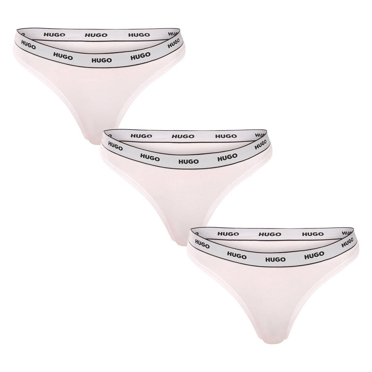 3PACK dámske tangá HUGO biele (50545680 100) XL.
Dámske tangá HUGO kombinujú čistý moderný dizajn s dôrazom na pohodlie.
Mäkký materiál pre prirodzený komfort
Tangá HUGO sú vyrobené z mäkké a priedušnej bavlny s prímesou elastanu.
Moderný minimalistický štýl ocenia všetky ženy
Elegantný dizajn s čistými líniami dopĺňa výrazný tkaná guma v páse s logom značky, ktorý dodáva tangám moderný športový vzhľad.
Prečo si vybrať tangá HUGO

Prémiový bavlnený materiál s elastanom: Mäkký, pohodlný a pružný.
Značková tkaná guma: Štýlový detail, ktorý dobre drží.
Čistý a nadčasový dizajn: Ideálny na každý deň aj na výnimočné príležitosti.

Značka HUGO – pre sebavedomý a moderný štýl
HUGO je súčasťou svetoznámej módnej značky zameranej na moderný štýl, kvalitu a originalitu.
Ako sa starať o dámske tangá HUGO
Aby si tvoje tangá zachovali svoj vzhľad a kvalitu čo najdlhšie, odporúčame:

Pranie: Per pri 40 ° C, najlepšie naruby, pre dlhšiu životnosť farieb aj gumy.
Sušenie: Nedávaj do sušičky - suš je voľne na vzduchu.
Žehlenie: Možno na nižší stupeň pre bavlnu, ale vyhýbaj sa žehleniu cez gumu.

Tip: Staň sa odborníkom na údržbu spodnej bielizne vďaka radám v našom článku a dopraj svojim obľúbeným kúskom starostlivosť, ktorú si zaslúžia.