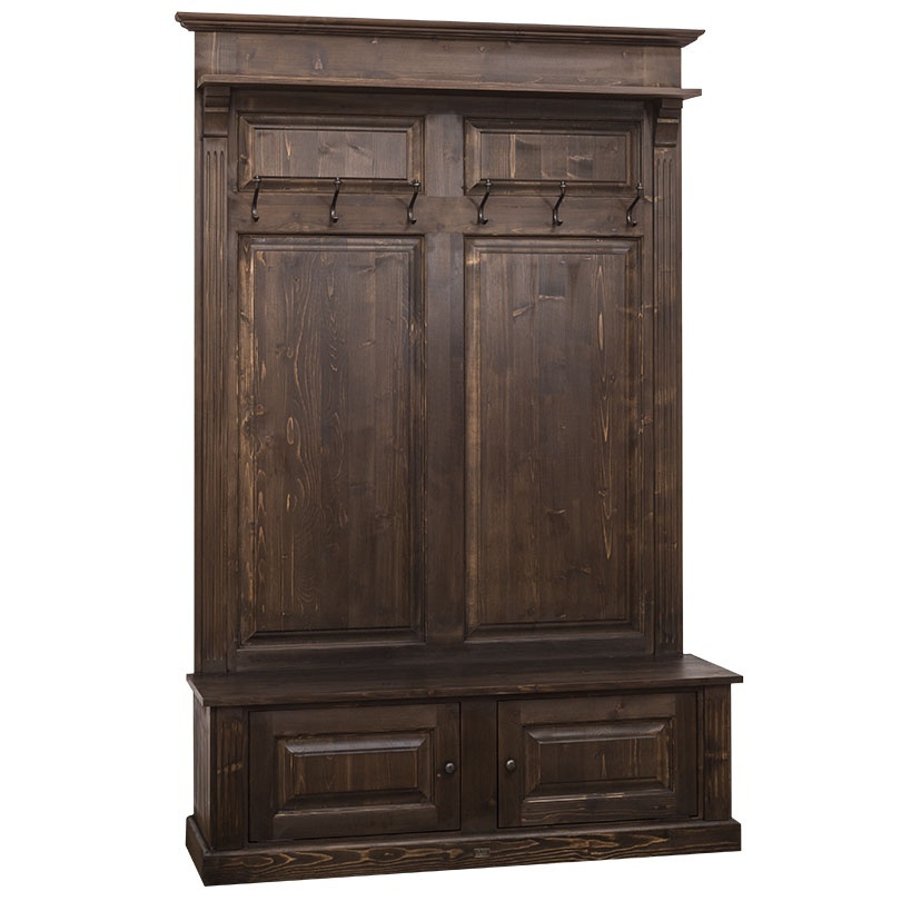 Predsieňová stena z masívu gaia 02 - vosk - p001.

 

 

Efektný vešiak z poctivého borovicového dreva sa hodí ho každé predsiene. Vešiak je povrchovo upravený lakovaním. Máte na výber z rôznych ekologických voskov, ktoré sú priateľské k životnému prostrediu, čo túto lavicu povyšuje na luxusný ekologický nábytok.

 

 

Vešiak obsahuje šest kovových háčikov na kabáty, policu a botník se 2 dvierkami.

 

 

Rozmery vešiaka sú 210x139x41cm (v, š, h).

 

 

Pre prohlídnutí našich ďalších predsieňových stien z masívu kliknite TU.

 

 

Ďalšie prírodné produkty nájdete spoločne s podobným masívnym tovarom nižšie v súvisiacich produktoch. Farba uvedená vo vzorkovníku sa môže ľahko líšiť oproti fotografii výrobku. Príčinnú môže byť zobrazovanie farieb monitora či rôzne nasvietenie výrobkov pri fotení.


Z dôvodu výroby vidieckeho nábytku na zákazku, sme nútení požadovať od zákazníka zálohu v minimálnej výške 30% z ceny nábytku.