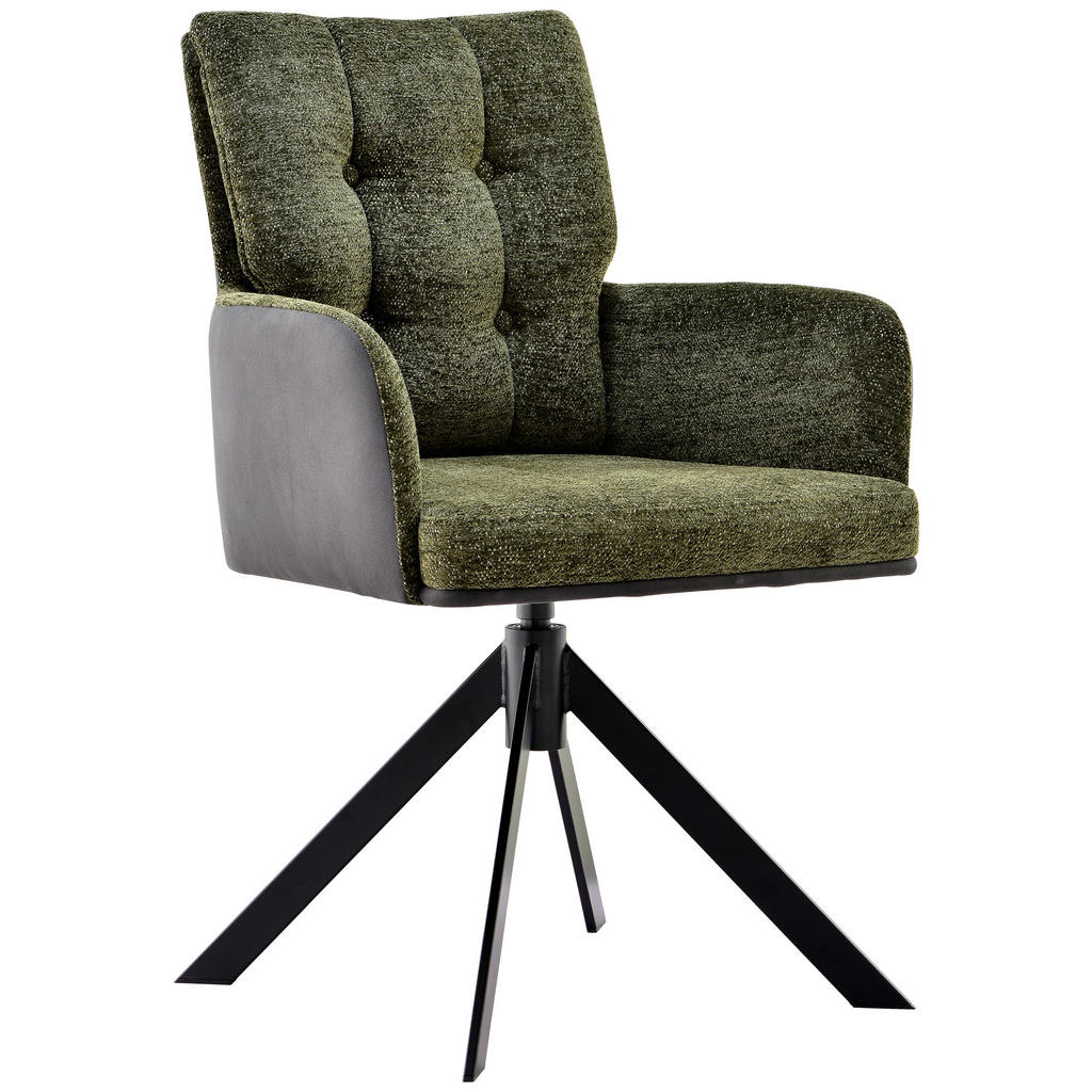 Novel STOLIČKA S PODRÚČKAMI, železo, ženilka, mikrovlákno, antracitová, zelená, čierna.