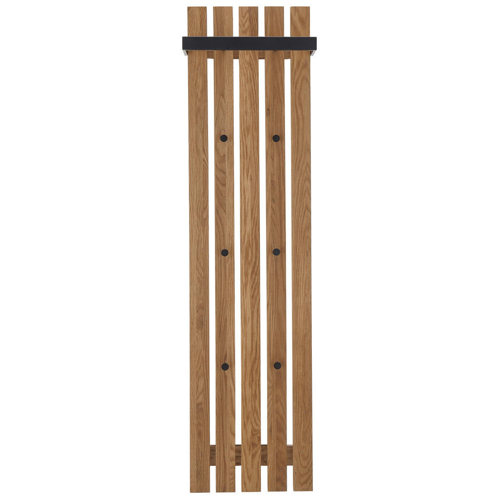 VEŠIAKOVÝ PANEL, prírodná farba, čierna, dub, 40/150/22 cm.