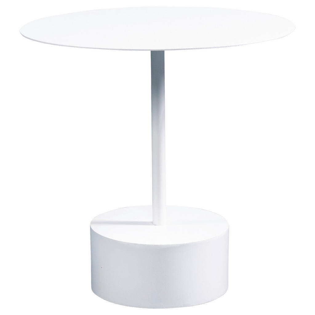 PRÍRUČNÝ STOLÍK, biela.