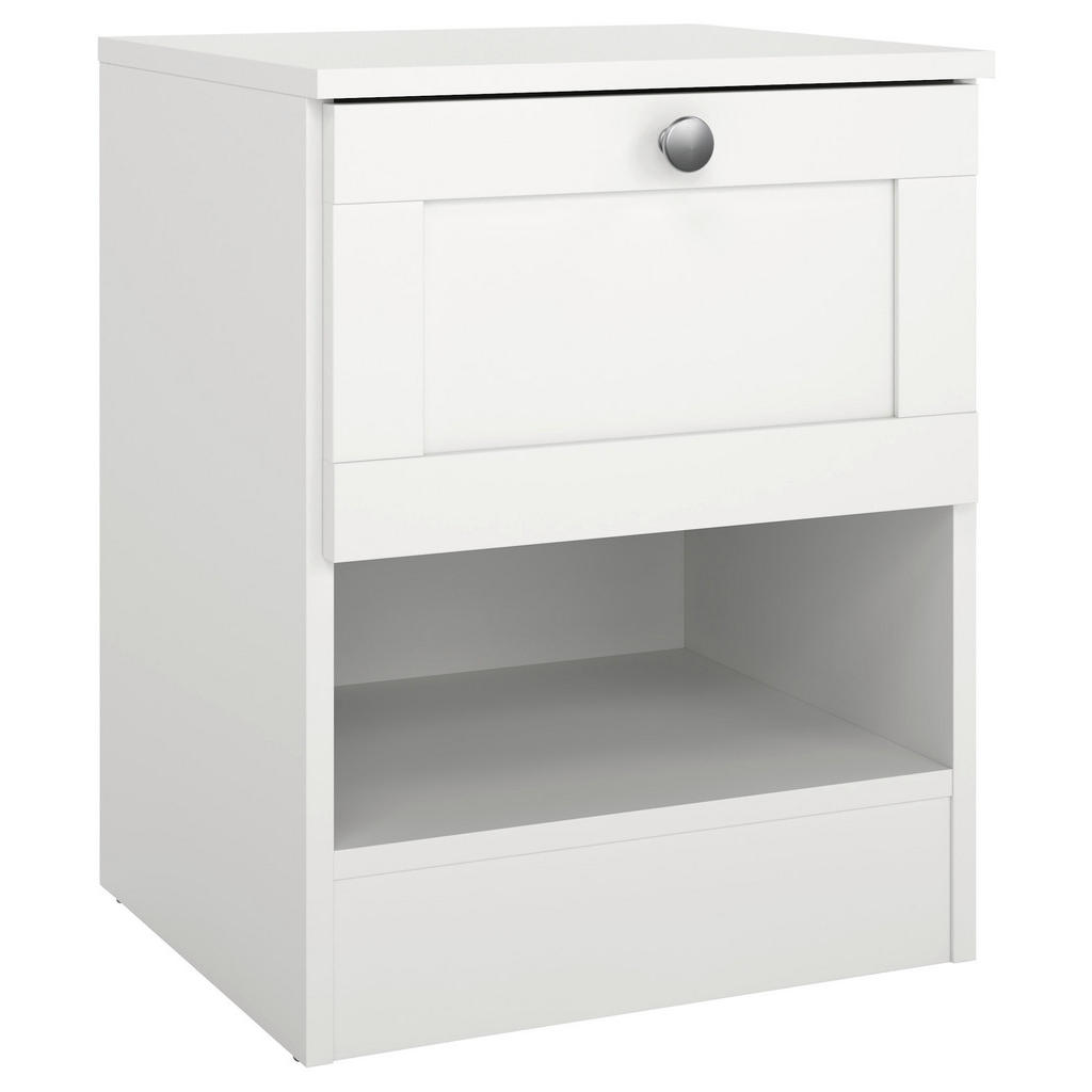 MID.YOU NOČNÝ STOLÍK, biela, 40,2/51,2/36 cm.