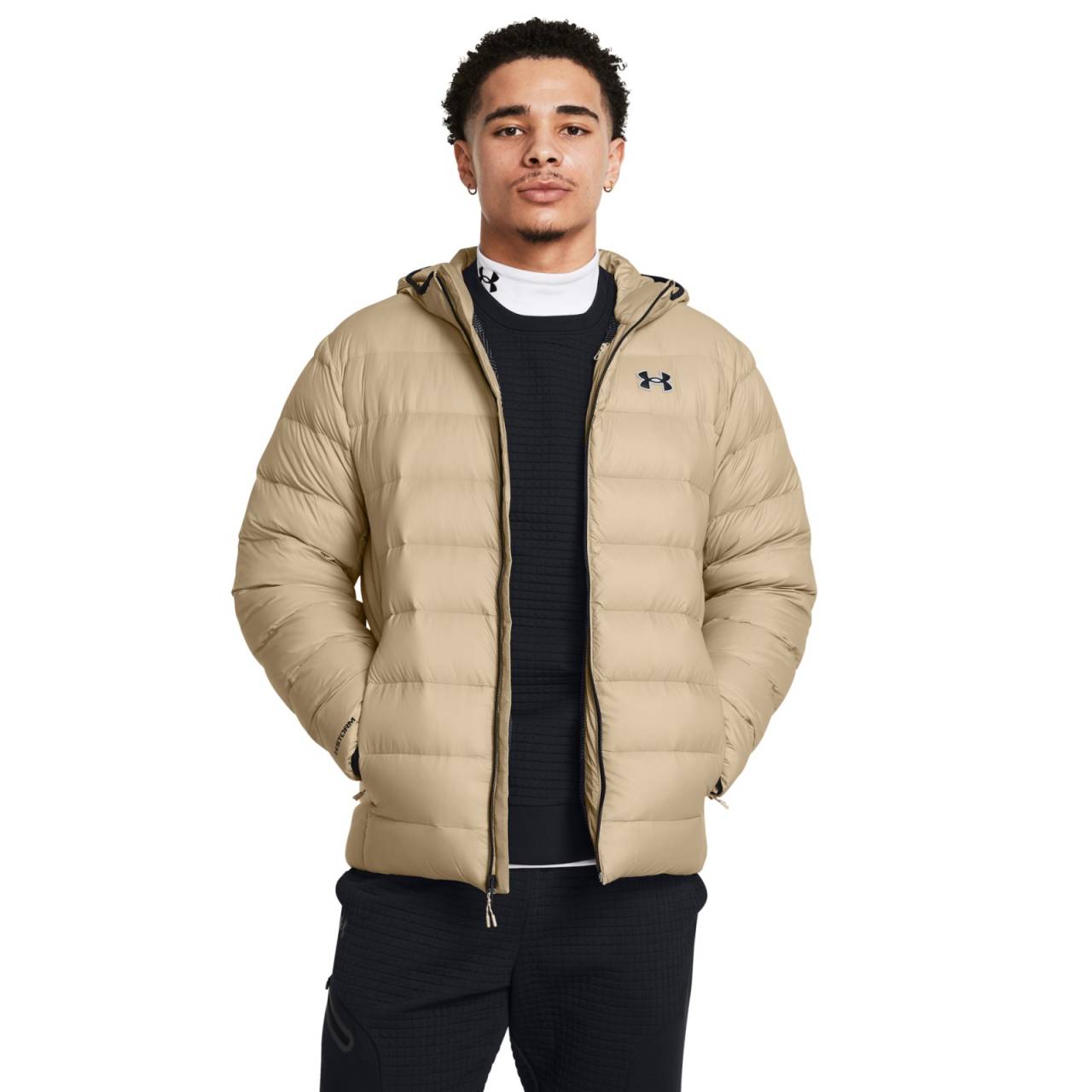Under armour legend down hooded jacket s.