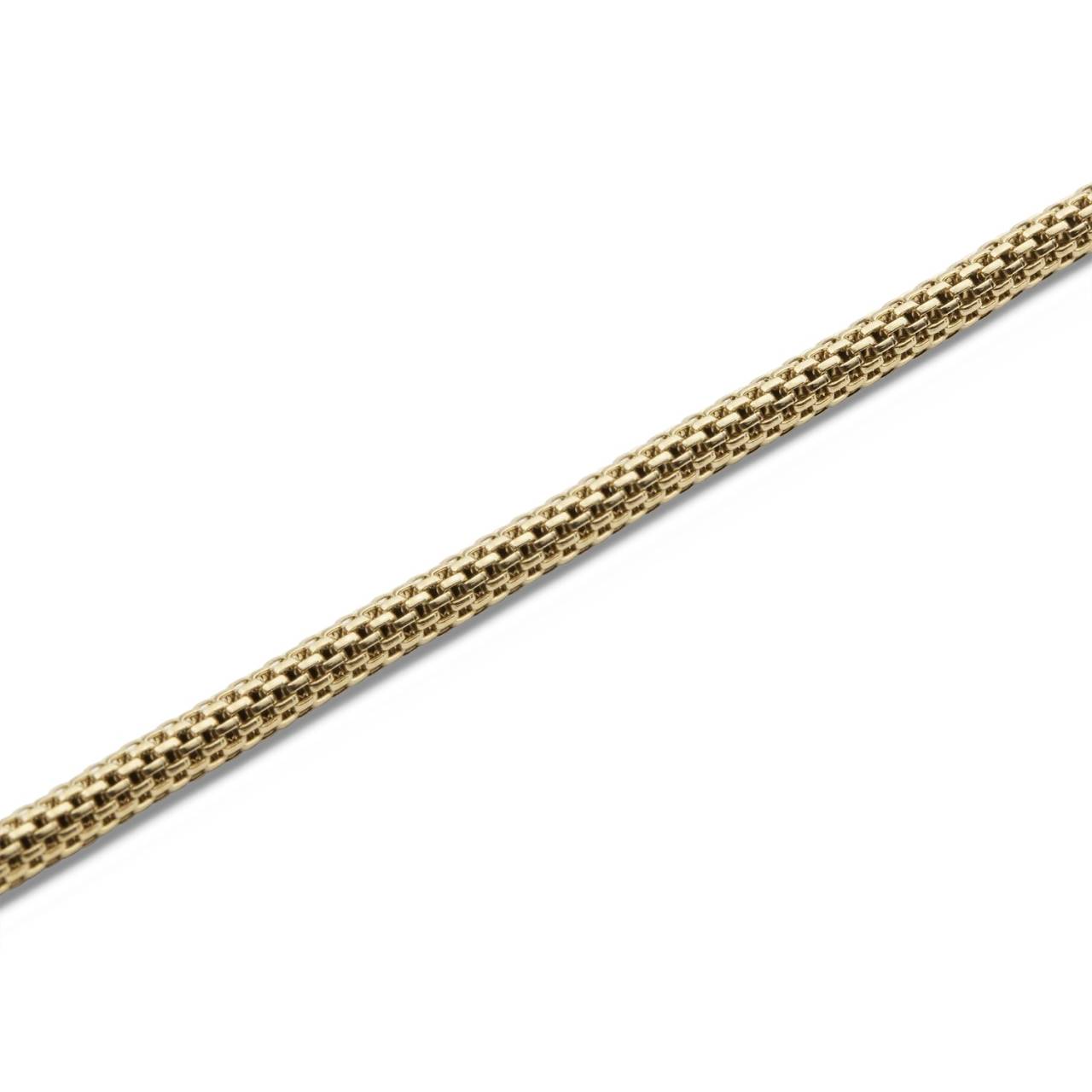 Daniel Wellington Pozlátená unisex retiazka Tide Mesh DW00401099.