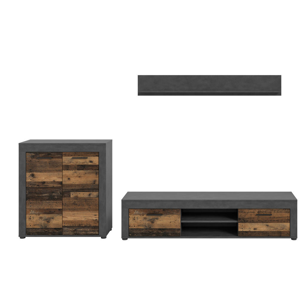 MID.YOU OBÝVACIA STENA, sivá, prírodná farba.