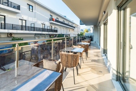 Grécko Rodos Philia Center Suites 8 dňový pobyt Raňajky Letecky Letisko: Brno July 2026 ( 1/07/26- 8/07/26)