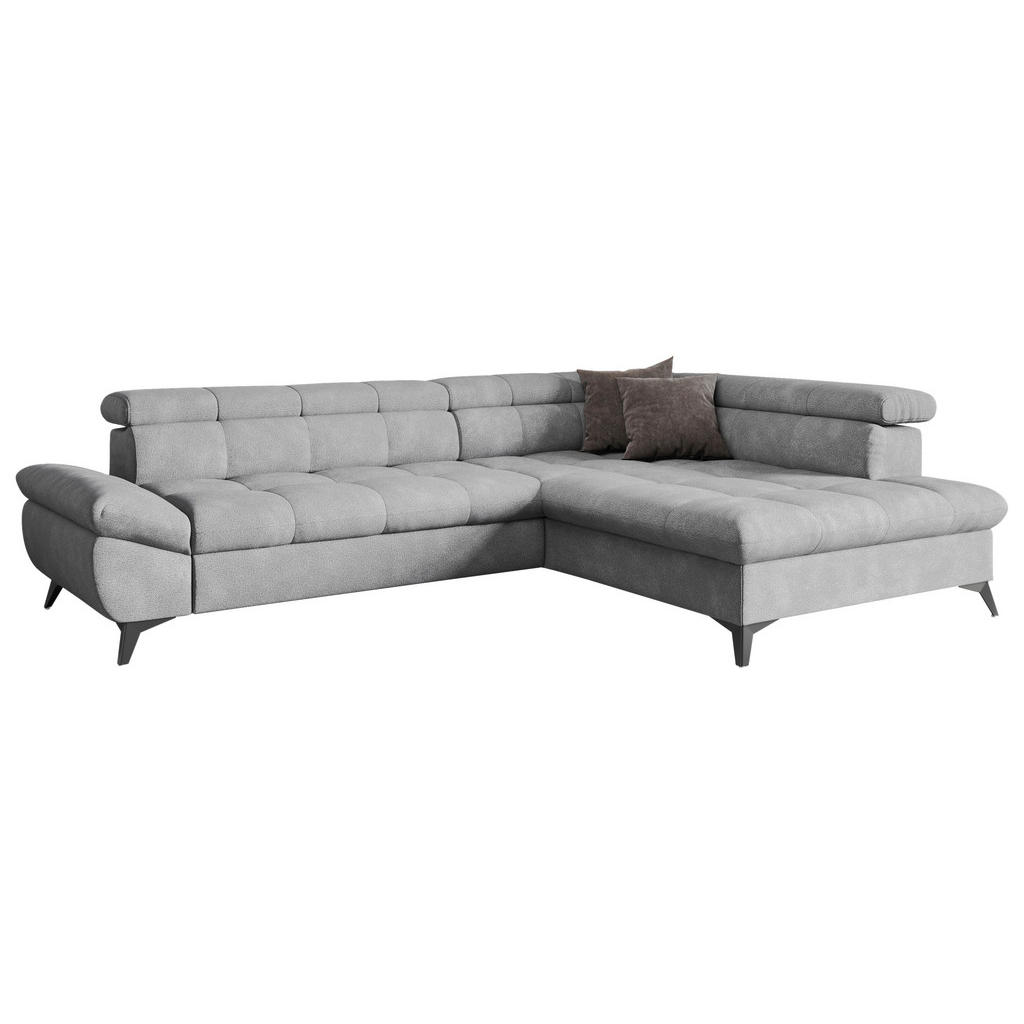 Welnova SEDACIA SÚPRAVA, textil, sivá.