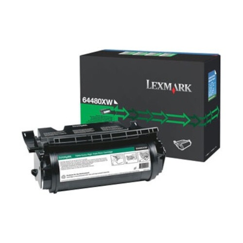 Lexmark T644 64480XW čierny (black) originálny toner.
Originálny toner = záruka priamo od výrobcu tlačiarne
100 % použitie v tlačiarni - bezproblémové fungovanie s vašou tlačiarňou
Použitím originálnej náplne predlžujete životnosť tlačiarne
Overená špičková kvalita - vysoko kvalitná a spoľahlivá tlač originálnou tlačovou kazetou od prvej do poslednej stránky
Trvalé a profesionálne výsledky tlače - dlhodobá udržateľnosť tlače
Kratšia prodleva pri tlači stránok
Garancia Vašej spokojnosti s použitím našej originálnej náplne
Zabezpečujeme bezplatnú recykláciu originálnych náplní
Zlyhanie náplne v menej ako 1% prípadov
Jednoduchá a rýchla výmena náplne

Kód výrobcu: 64480XW