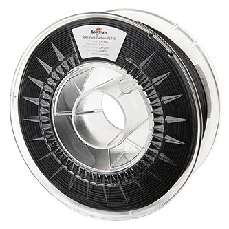 Spectrum 80468 3D filament, PET-G Carbon, 1,75mm, 1000g, black.

Spectrum PET-G Carbon je modifikovaný filament na báze PET-G zmiešaný s uhlíkovými vláknami, ktorý prispieva k výrazne vyššej tuhosti, tvrdosti a odolnosti v ťahu pri zachovaní nízkeho zmrštenia a veľmi dobrej priľnavosti k stavebným platformám typickým pre čistý PET-G.

Tip: Vzhľadom na podstatný obsah nasekaného uhlíkového ohňa sa odporúča používať trysky s priemerom presahujúcim štandardnú hodnotu 0,4 mm.
 
 
Kľúčové vlastnosti:
 
- zlepšená tvrdosť a tuhosť v porovnaní s čistým PET-G
- vyššia teplota plastifikácie v porovnaní s čistým PET-G
- zlepšená odolnosť proti oderu
- oveľa vyššia odolnosť proti stlačeniu v porovnaní s čistým PET-G
- dobré mechanické vlastnosti
- vysoká estetická kvalita, matný povrch
- žiadne zmrštenie po ochladení
 
 
Aplikácie:
 
- predmety, ktoré musia byť veľmi tuhé a tvrdé pri zachovaní rozmerovej presnosti
- výroba súčastí dištančných vložiek vystavených statickému tlakovému zaťaženiu
- koncept a demo prototypovanie navrhnutých hotových a polotovarov
- ozdobné časti (estetické vlastnosti)
- vonkajšie konštrukčné prvky, ktoré zdôrazňujú produkt
- prototypovanie
 
 
Špecifikácie vlákna:
 
- priemer vlákna: 1,75mm/2,85mm
- teplota vytláčania: 230-255°C
- teplota podložky: 60-80°C
- rýchlosť tlače: 30-70mm/s