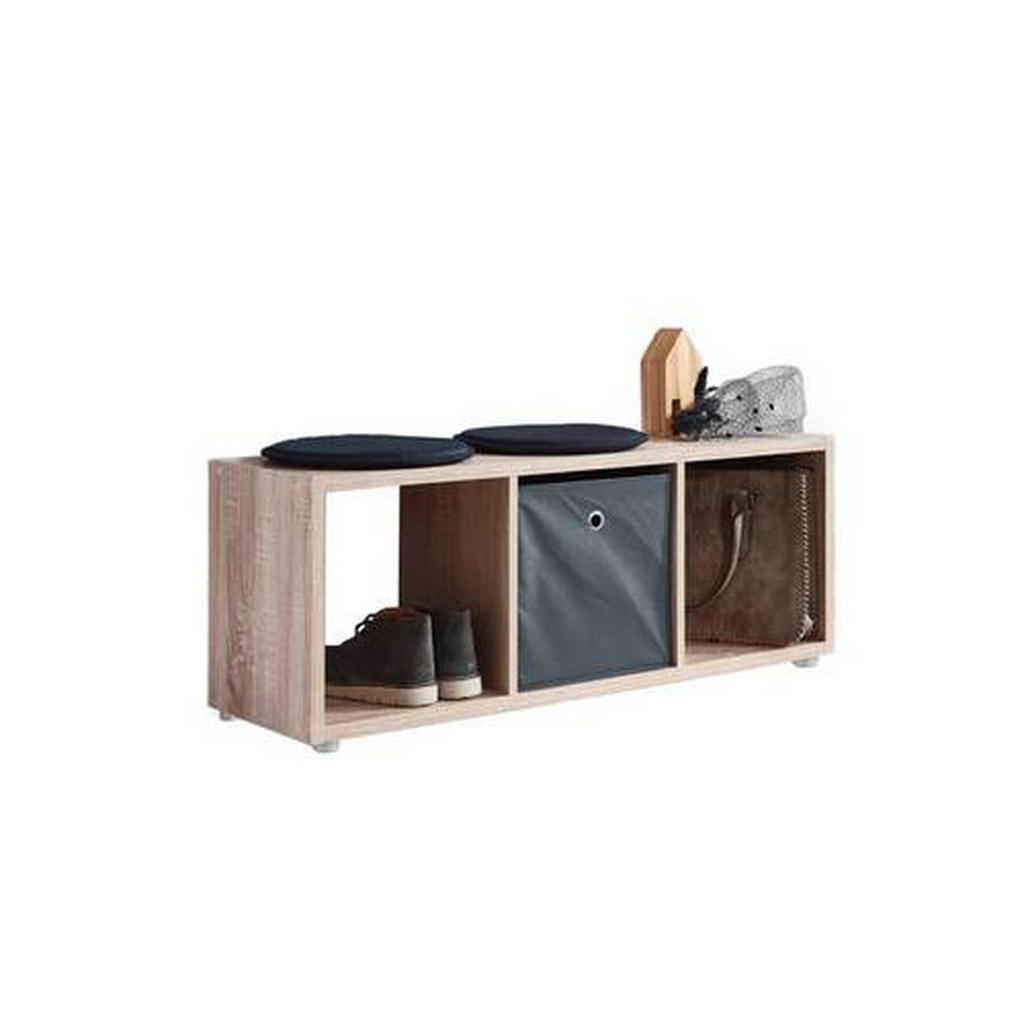 MID.YOU REGÁL NA TOPÁNKY, dub sonoma, 37,5/108,5/33 cm.