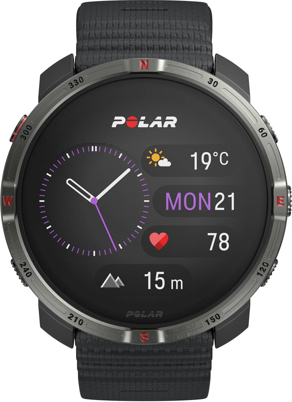 Polar Grit X2 sporttester S-L černá.