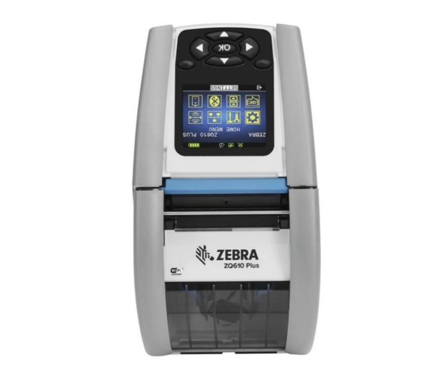 Zebra ZQ610 PLus ZQ61-HUWAE04-00, Healthcare, 19mm Core, RS232, BT (BLE), Wi-Fi, 8 dots/mm (203 dpi).