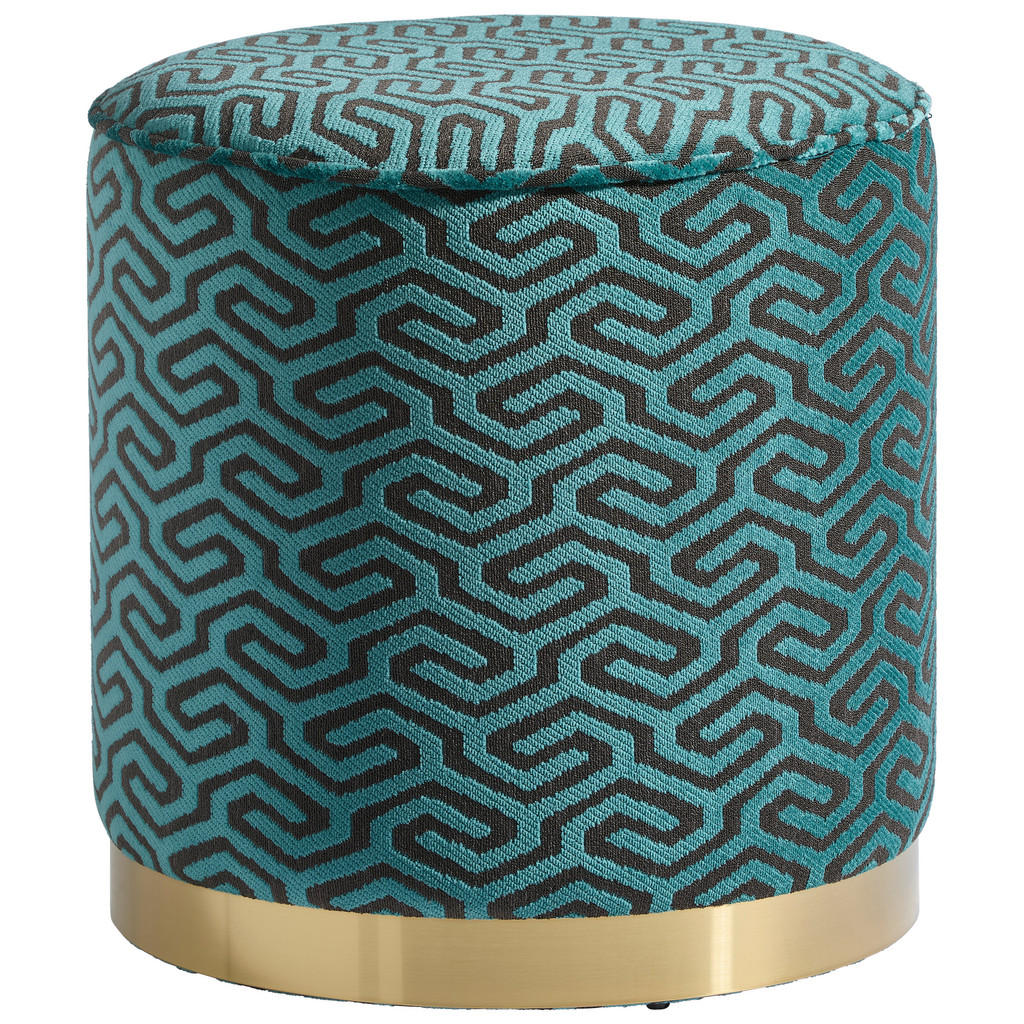 MID.YOU TABURETKA, textil, kompozitné drevo, 40/42/40 cm.