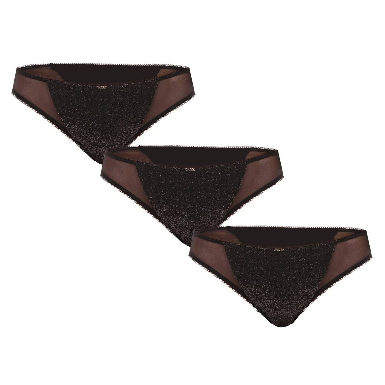 3PACK dámske tangá BOSS čierná (50550374 001) L.
Doprajte si elegantný komfort s dámskymi tangami BOSS, ktoré dokonale spájajú minimalistický štýl s funkčnosťou moderného materiálu.
Technologicky vyspelý materiál pre každodenné pohodlie
Tanga BOSS sú vyrobené z najkvalitnejších umelých vlákien, ktoré ti poskytnú maximálne pohodlie.
Neviditeľné pod oblečením, perfektné pre tvoj štýl
Hladké vyhotovenie bez zbytočných švov a klasický strih robia z týchto tango nohavičiek nepostrádateľný základ každodenného outfitu.
Prečo si tangá BOSS zamilujete

Mimoriadne príjemný a elastický materiál, ktorý sa ľahko udržiava.
Hladký strih pre maximálne pohodlie a neviditeľnosť pod oblečením.
Diskrétny dizajn vhodný na každú príležitosť.

Spodná bielizeň BOSS si obľúbia všetky štýlové ženy
Značka BOSS sa oddelila od známeho výrobcu odevov Hugo Boss ako rad produktov pre mužov a ženy, ktorí milujú kvalitné kúsky a nadčasový vzhľad.
Ako správne starať sa o tangá BOSS
Aby ti tvoje nové spodné prádlo vydržalo ako nové, odporúčame dodržiavať nasledujúce pokyny na údržbu.

Pranie: Per na 40 ° C, najlepšie v ochrannom sáčku.
Sušenie: Nevhodné do sušičky - suš voľne na vzduchu, ideálne v tieni, aby sa zachovala pružnosť.
Žehlenie: Možno žehliť na veľmi nízky stupeň, ale vo väčšine prípadov nie je potrebné.

Tip: Staňte sa odborníkom na údržbu spodnej bielizne vďaka radám v našom článku a doprajte svojim obľúbeným kúskom starostlivosť, ktorú si zaslúžia.