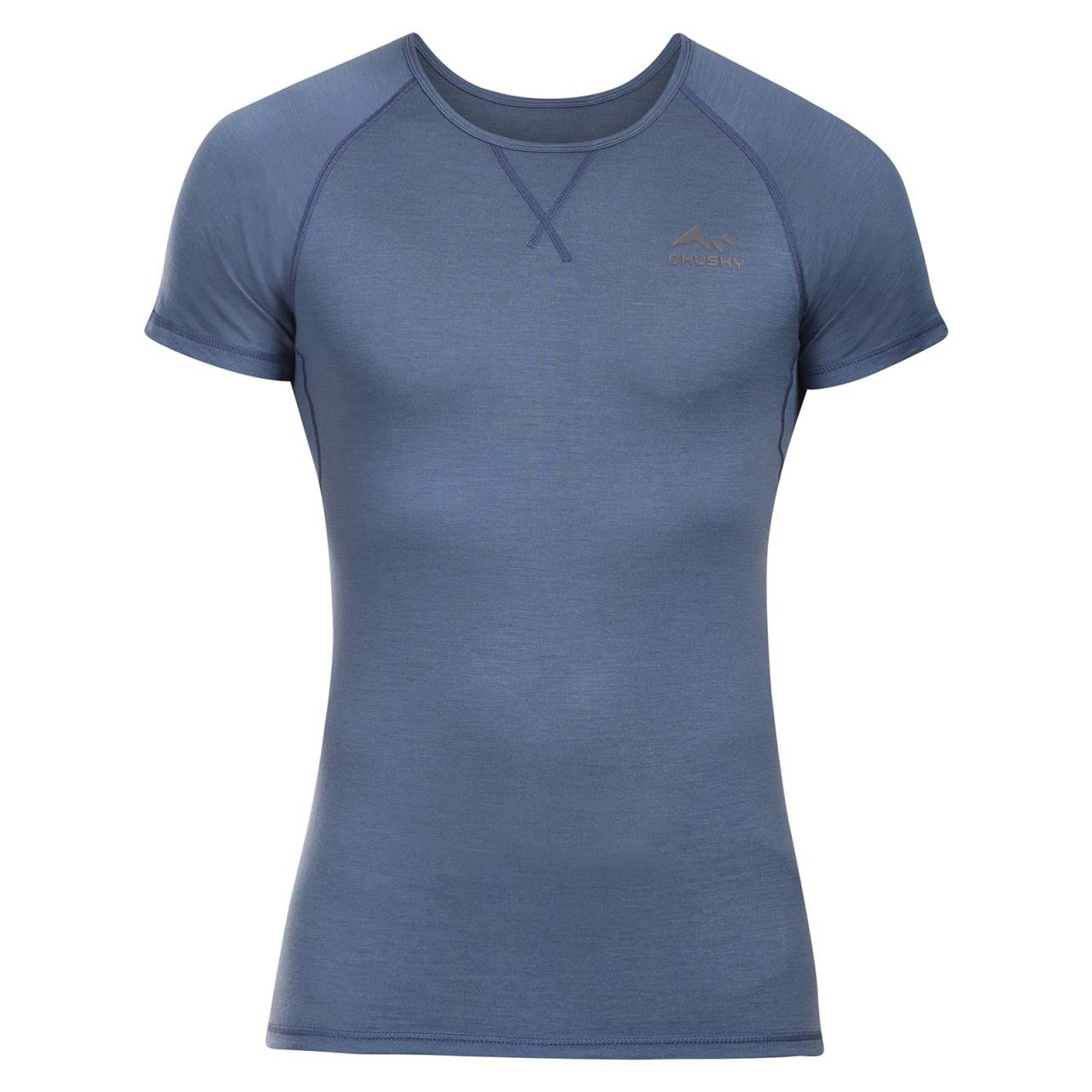 Pánske termo tričko HUSKY MERSA merino modré (HT0-0800) XL.