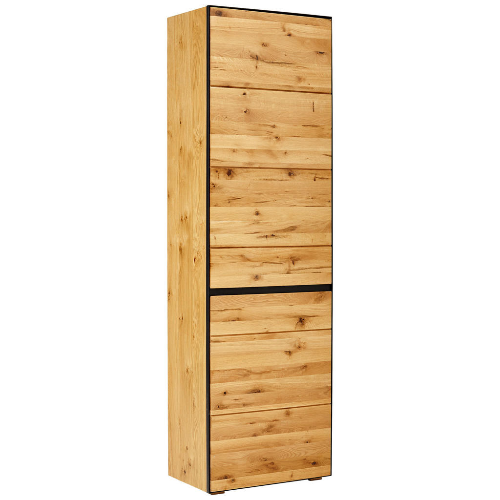 Linea Natura PREDSIEŇOVÁ SKRIŇA, antracitová, farba duba, divoký dub, 60/200/38 cm.