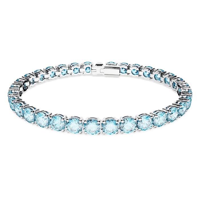 Swarovski Pôvabný náramok so Swarovski kryštálmi Matrix Tennis 5648928 16,5 cm.
