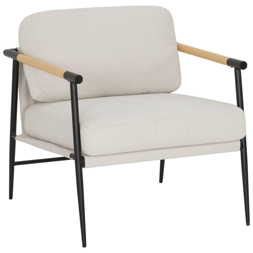 MID.YOU KRESLO, textil, biela.