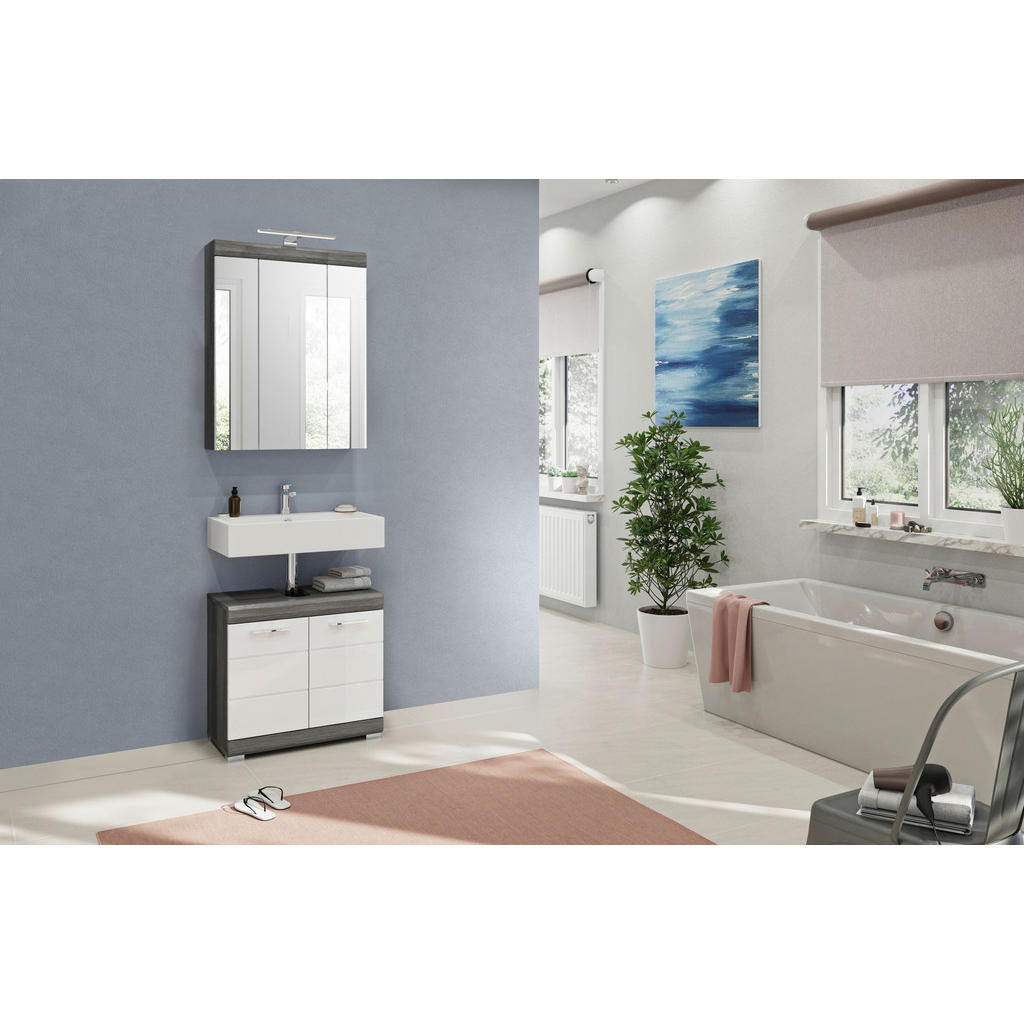 MID.YOU KÚPEĽŇA biela s vysokým leskom.