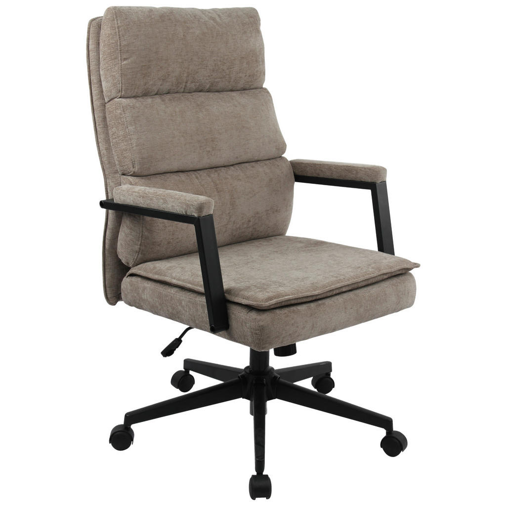 MID.YOU KANCELÁRSKE KRESLO, tkaná textília, béžová.