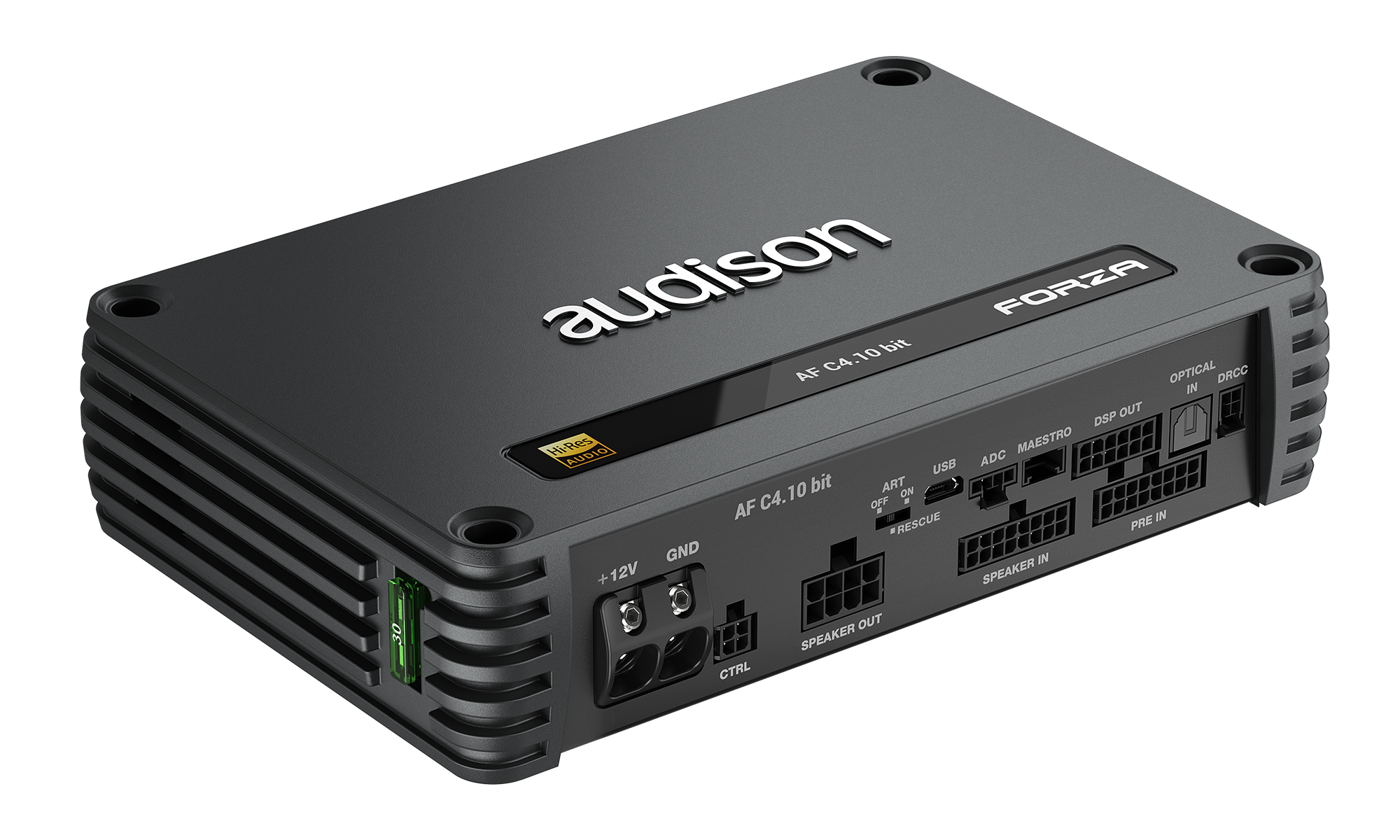 Zosilňovač s DSP procesorom Audison AF C4.10 bit.