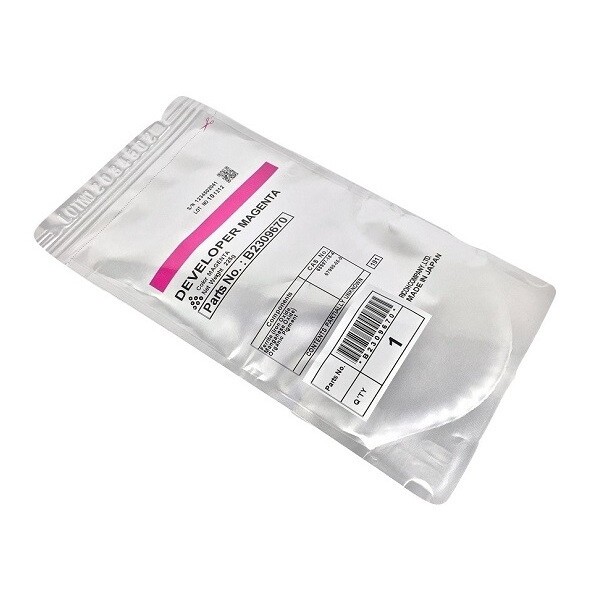 Ricoh B2309670 purpurový (magenta) originálny developer.
Originálny developer = záruka priamo od výrobcu tlačiarne
100 % použitie v tlačiarni - bezproblémová funkčnosť
Použitím originálneho developeru predlžujete životnosť tlačiarne
Overená špičková kvalita - originálny developer poskytuje mimoriadne výsledky
Trvalé a profesionálne výsledky tlače - dlhodobá udržateľnosť tlače
Produktivita tlače - rovnaká tlač po celú jeho životnosť
Maximálna jednoduchá obsluha = efektívna tlač
Garantujeme Vám spokojnosť s použitím originálneho developeru
Zabezpečujeme bezplatnú recykláciu originálnych náplní

Kód výrobcu: B2309670