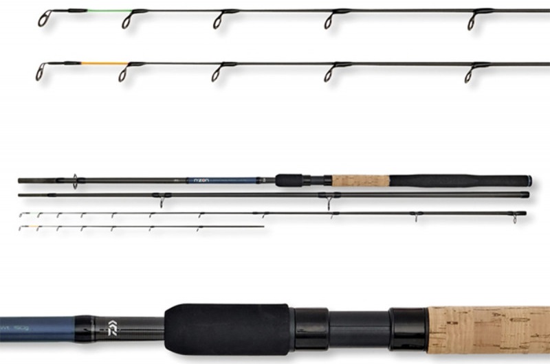 Daiwa prút n zon xl distance feeder 3,96 m 120 g.
 Feederový rad N'Zon ponúka širokú škálu prútov pre rôzne druhy použitia pri love na feeder.
 TECHNOLÓGIA: •HMC+® karbónový blank •ArmLock® rukoväť •Titan-oxidové očká •2 feederové špičky (2x karbón) •Exkluzívny transportný obal