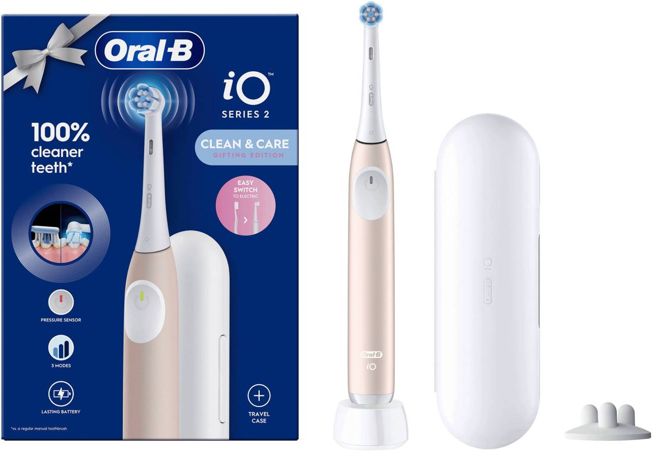 Oral-B iO 2 Calm Pink elektrická zubná kefka.