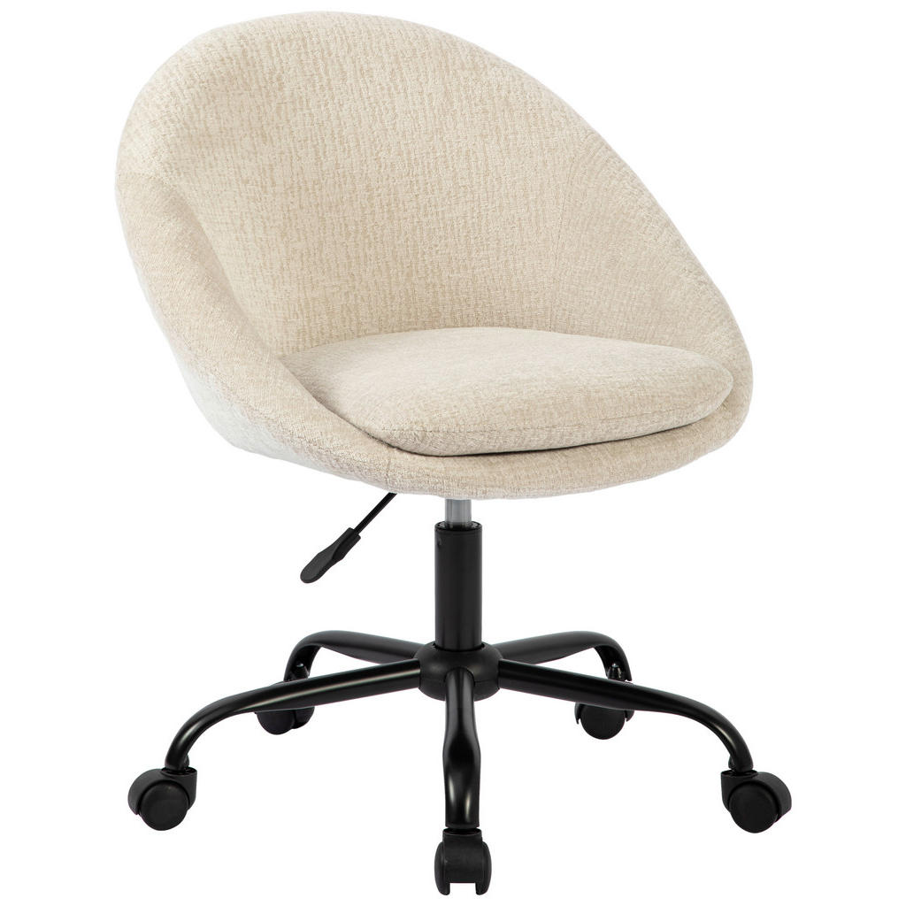 MID.YOU OTOČNÁ STOLIČKA, štruktúra, biela, béžová.