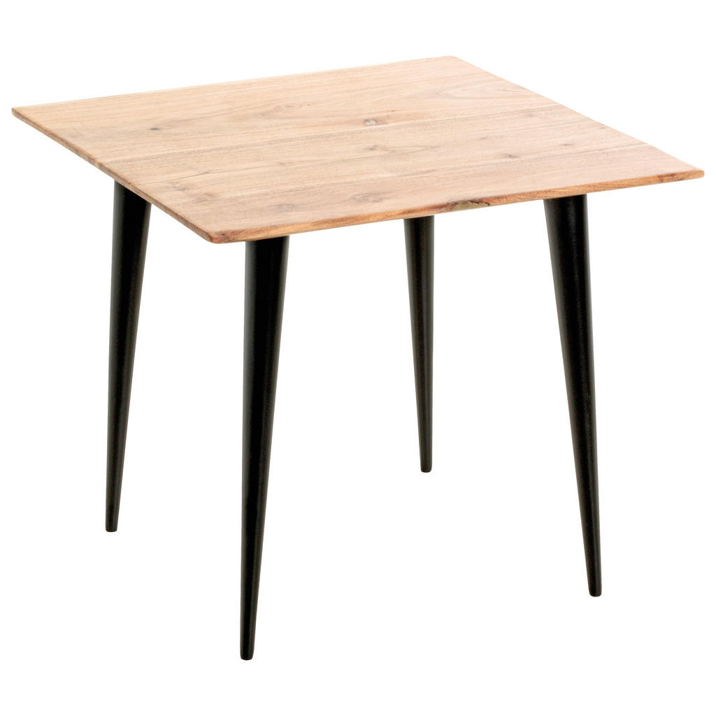 PRÍRUČNÝ STOLÍK, akácia, čierna, farba akácie.